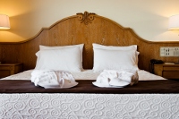 Bedroom detail, Kydon Hotel, Chania, Crete