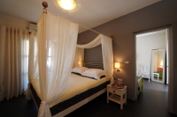 A room of Vrahos Hotel Apartments, Folegandros