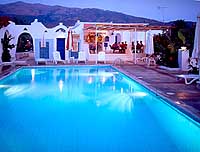 The pool of the Markos Beach Hotel, Ios