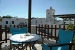 View to the central square from a balcony, Filoxenia Studios, Kythnos, Cyclades, Greece