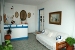 The reception, Areti Hotel, Serifos, Cyclades, Greece
