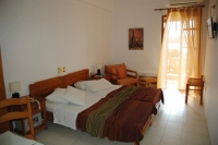 A Twin-bedded room at the Asteri Hotel, Serifos