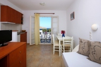 Living room of a sea view Apartment  of Coralli Apartments, Livadakia, Serifos