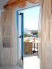 Upper floor veranda overlooking the village of Artemonas, Smaragdi Pension, Artemonas, Sifnos, Cyclades, Sifnos