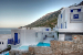 Hotel overview, Delfini, Kamares, Sifnos, Cyclades, Greece
