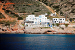 Hotel overview from Kamares port, Delfini, Kamares, Sifnos, Cyclades, Greece