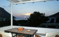 View from the upper floor studio of Mare Nostrum Apartments, Kamares, Sifnos
