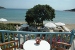 View from an upper floor balcony , Ageliki Pension, Platy Yialos, Sifnos, Cyclades, Greece