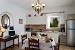 The kitchen and dining table, Villa Pelagos House, Platy Yialos, Sifnos, Cyclades, Greece