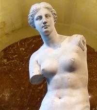 The world known statue of Venus de Milo