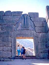 The archeological site of Mycenae