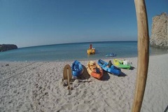 Milos kayak tour, Cyclades, Greece