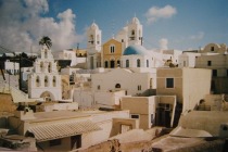 Megalochori Village, Santorini, Cyclades, Greece